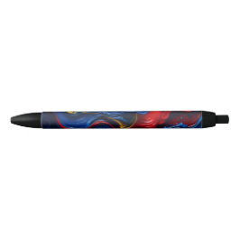 Caneta Preta Camadas e Camadas De Tinta