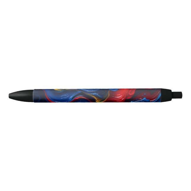 Caneta Preta Camadas e Camadas De Tinta (Frente)