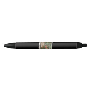 Caneta Preta Caminhão de Natal Vintage Feliz Natal Homens Mulhe