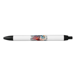 Caneta Preta Camisa Águia Bandeira Americana Homens Crianças Pa