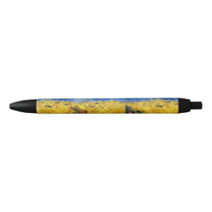Caneta Preta Campos de Trigo impressionista de Van Gogh