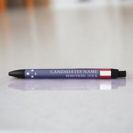 Caneta Preta Candidato personalizado para eleição