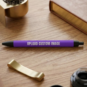 Caneta Preta Carregar imagem personalizada - Adicione a sua par