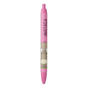 Caneta Preta Cartoon de hamster adorável