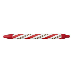 Caneta Preta Castanho Vermelho e Chocolate Castanho Canas Strip