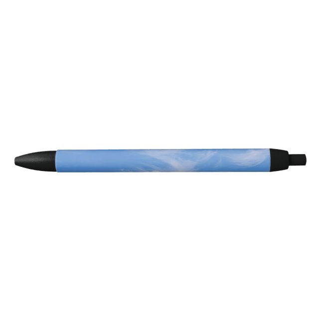 Caneta Preta Céu Azul com Nuvens Sabedoras (Frente)