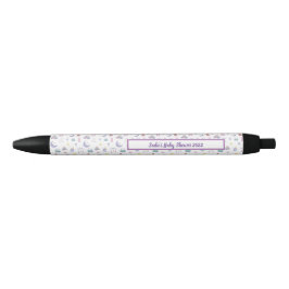 Caneta Preta Chá de fraldas de Pastel neutro para gêneros perso