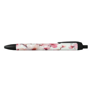 Caneta Preta Cherry Blossom