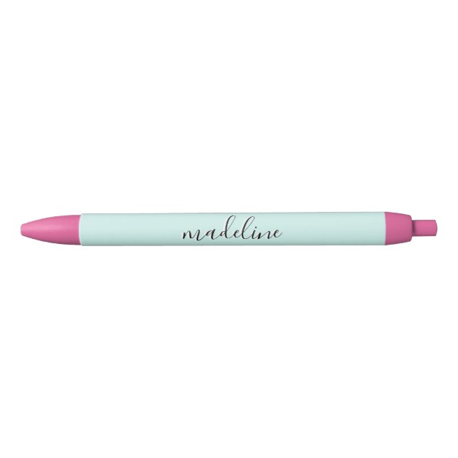 Caneta Preta Chic Water Blue Calliographic name (Frente)