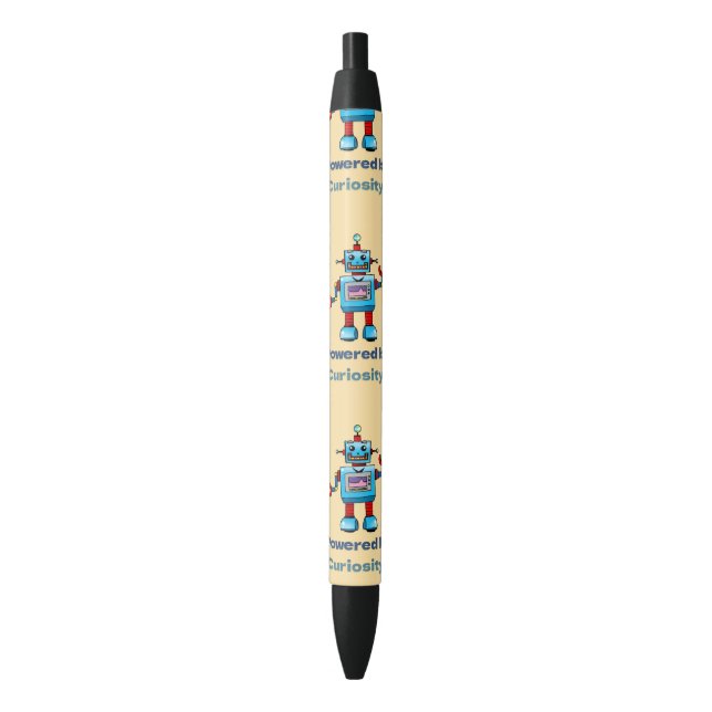 Caneta Preta ciência para crianças - robô (Frente Vertical)