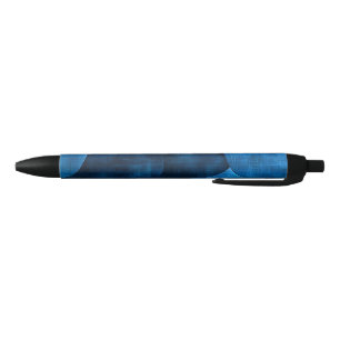 Caneta Preta Círculos da Lua Azul