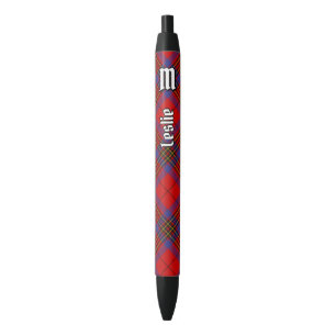 Caneta Preta Clan Leslie Red Tartan