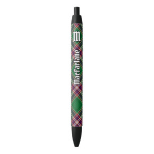 Caneta Preta Clan MacFarlane Modern caçando Tartan
