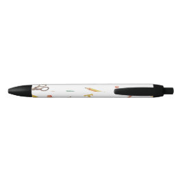 Caneta Preta Color Splash Pen for School