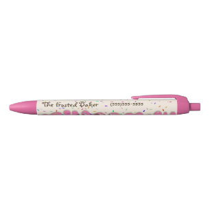 Caneta Preta Confeitaria Sprinkles Baker Padaria