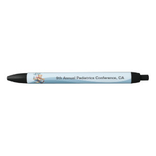 Caneta Preta Conferência Médica de Pediatria Médico de Crianças