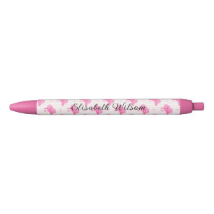 Caneta Preta Coquetela Cor-de-rosa retrorreflectora Que Com Mon