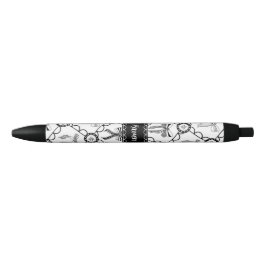 Caneta Preta Coquette Black Bow