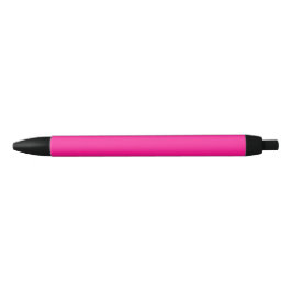 Caneta Preta Cor Rosa Profundo Sólido Plano