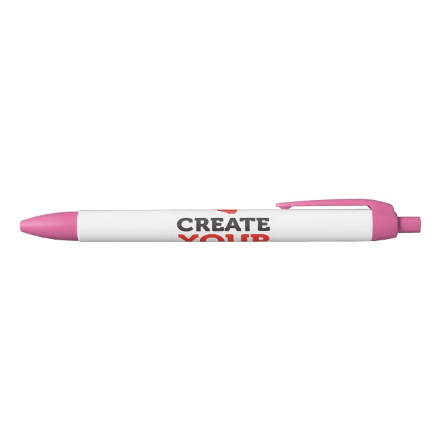 Caneta Preta CRIE-O-SEU-PRÓPRIO upload de design personalizado  (parte de cima)