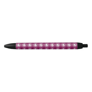 Caneta Preta Cute Halloween Assombroso Fantasma Laranja & Branc