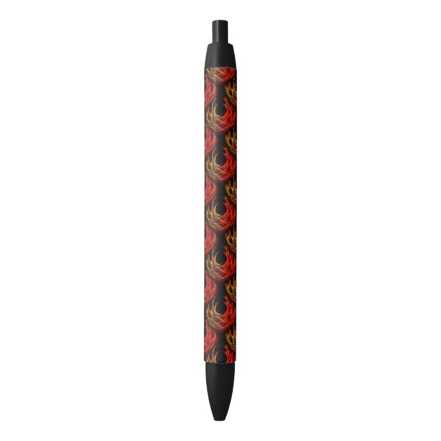 Caneta Preta Cute Modern Boho Elegant Abstract Art Pattern #503 (Frente Vertical)
