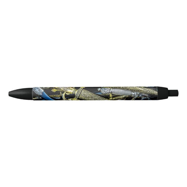 Caneta Preta Daggers, Dirks e Sabers (Frente)