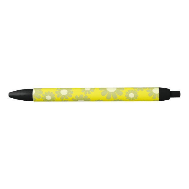 Caneta Preta Daisy Green Yellow (Frente)