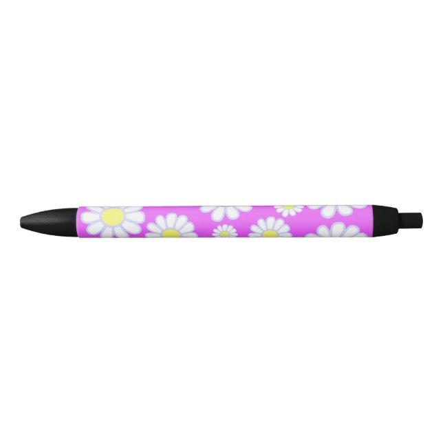 Caneta Preta Daisy Simple Violet (Frente)