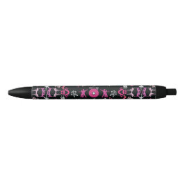 Caneta Preta Dançarino Rosa Decor Doméstico Padrão