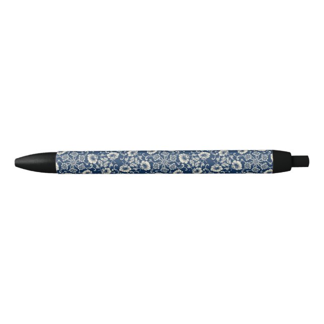 Caneta Preta Design Azul Medieval (Frente)