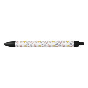 Caneta Preta Design de praia simples