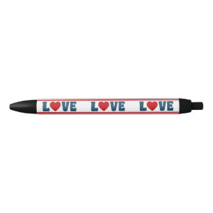 Caneta Preta Design do amor