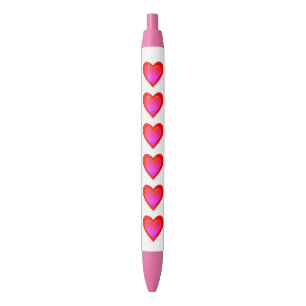 Caneta Preta Dia de os namorados Cor-De-Rosa Vermelho 4Lexa