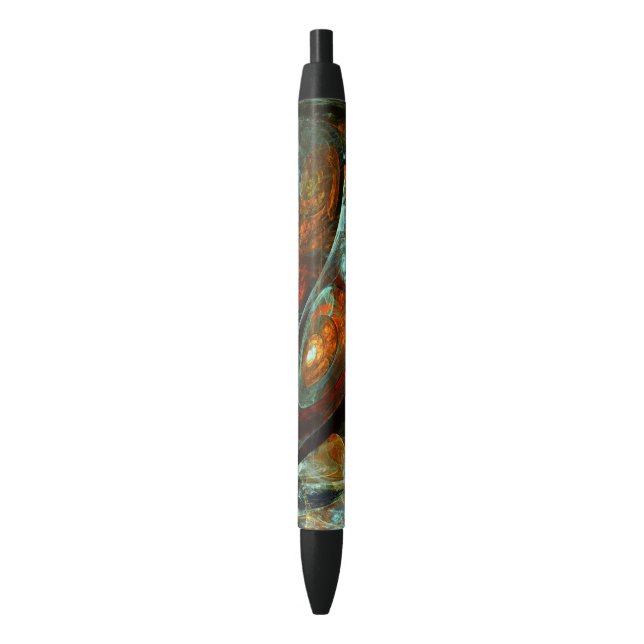 Caneta Preta Divisão de Abstrato de Tempo (Frente Vertical)