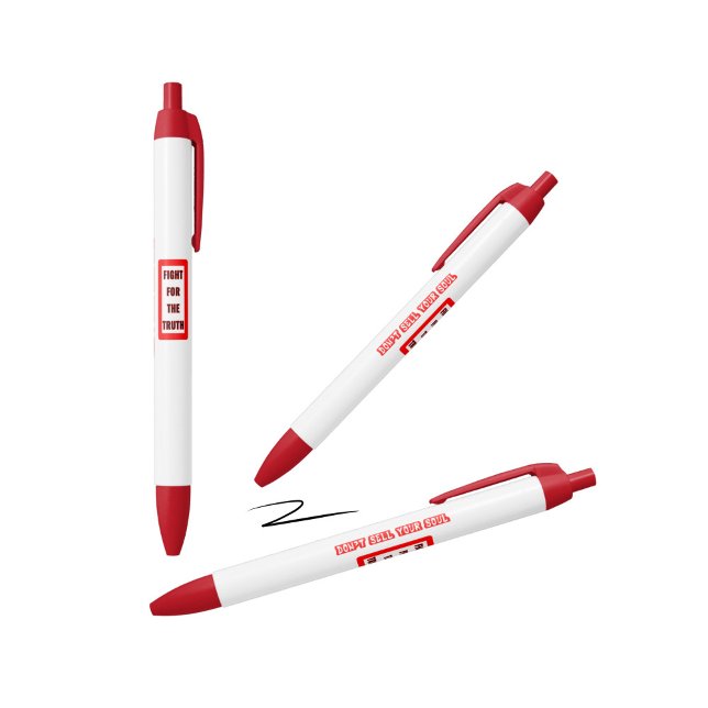 Caneta Preta Dizendo inspirador (Criador carregado)