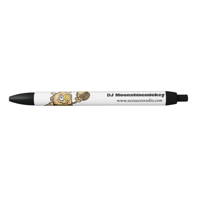 Caneta Preta DJ Moonshinemickey Pen (Frente)