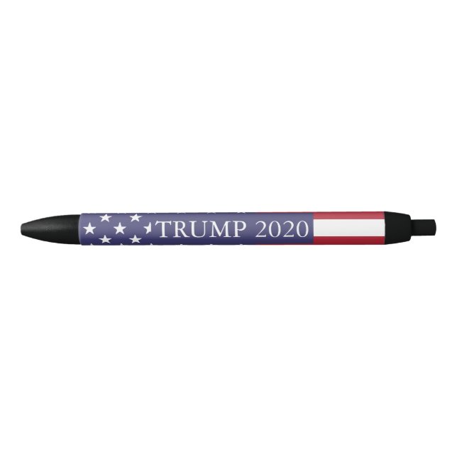 Caneta Preta Donald Trump Para O Presidente 2020 (Frente)