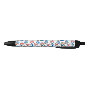 Caneta Preta Dr. Seuss Coisa Um Coisa Dois Padrão da Bandeira