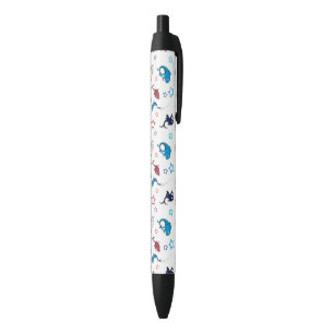 Caneta Preta Dr. Seuss Um Peixe Dois Peixes Padrão Estrela
