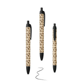 Caneta Preta Earthtone Geometry