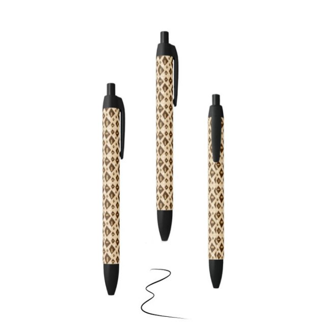 Caneta Preta Earthtone Geometry (Criador carregado)