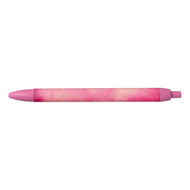 Caneta Preta Efeito da nuvem de tempestade de na moda em rosa (Frente)