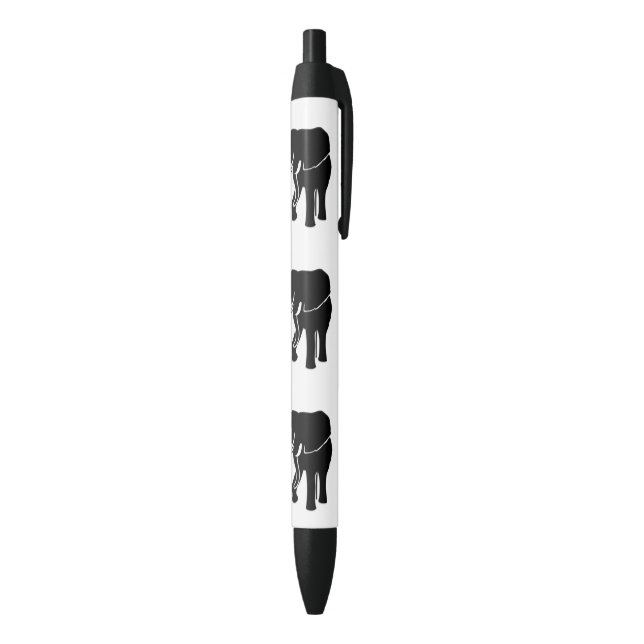 Caneta Preta Elefante africano (parte de inferior (Vertical))