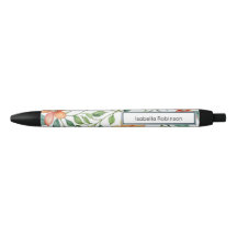 Elegante Floral Personalizado em Aquarela