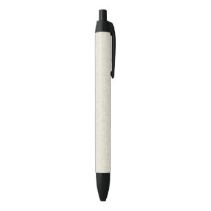 Caneta Preta Elegante, Padrão Simples, Rosa Amarelo Pálido Anti