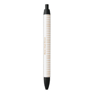 Caneta Preta Elegante Personalizado Melhor Pai de Todos com Lis