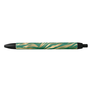 Caneta Preta Emerald e Dourado Safari Series Design 2