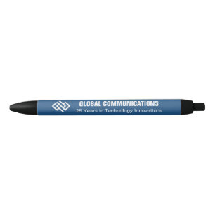 Caneta Preta Empresa de Software de Computador Azul Personaliza