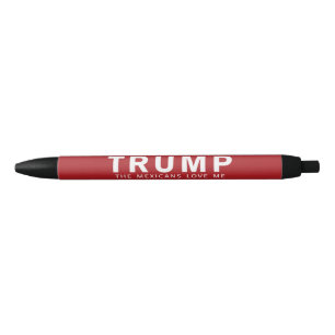 Caneta Preta Engraçado Donald Trump Citação - Os Mexicanos M